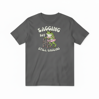 Dark Gray Sagging Frog