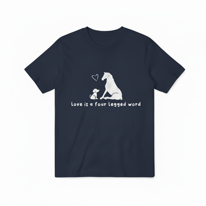 Darker Navy Blue Love Four Legged