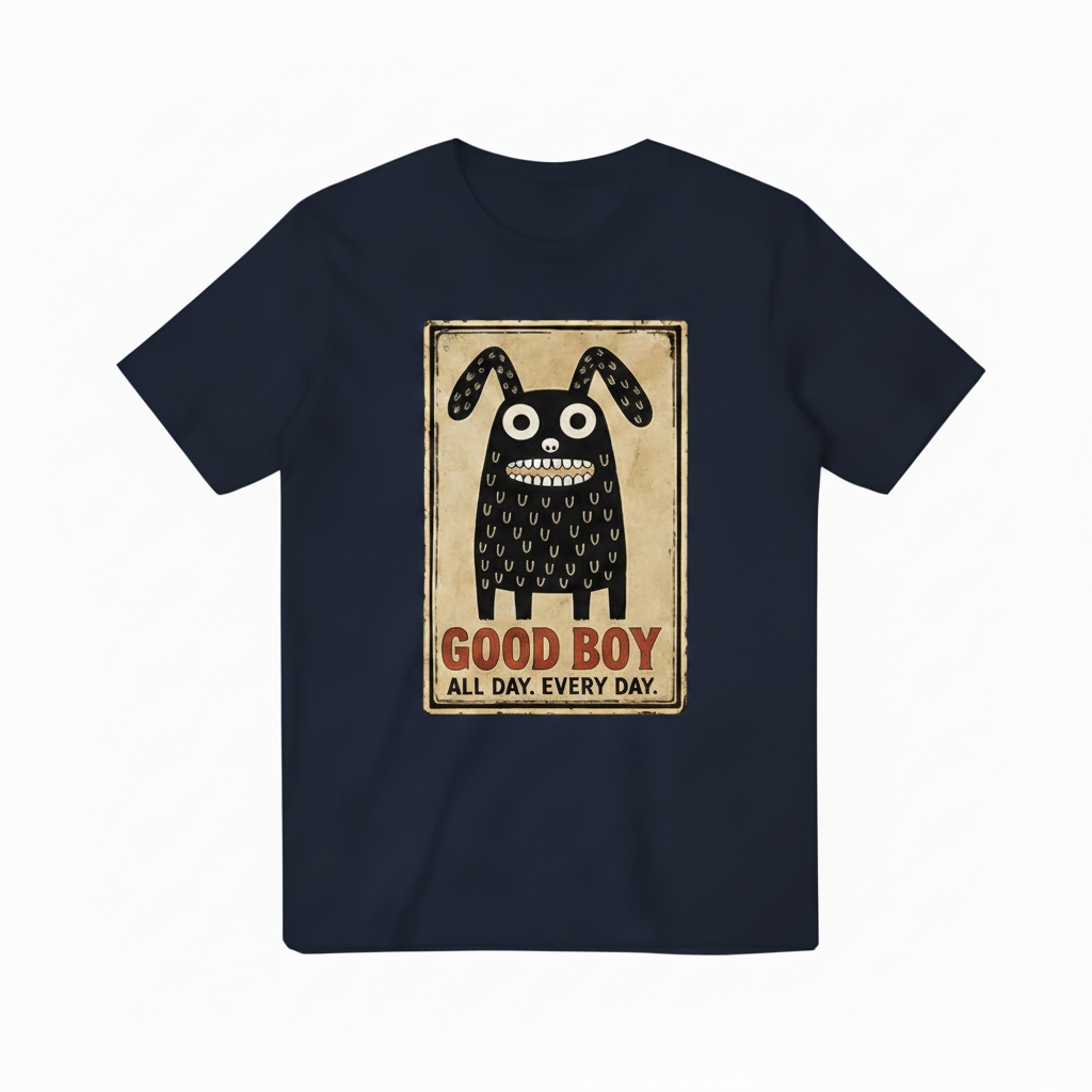 Deep Navy Good Boy Tee