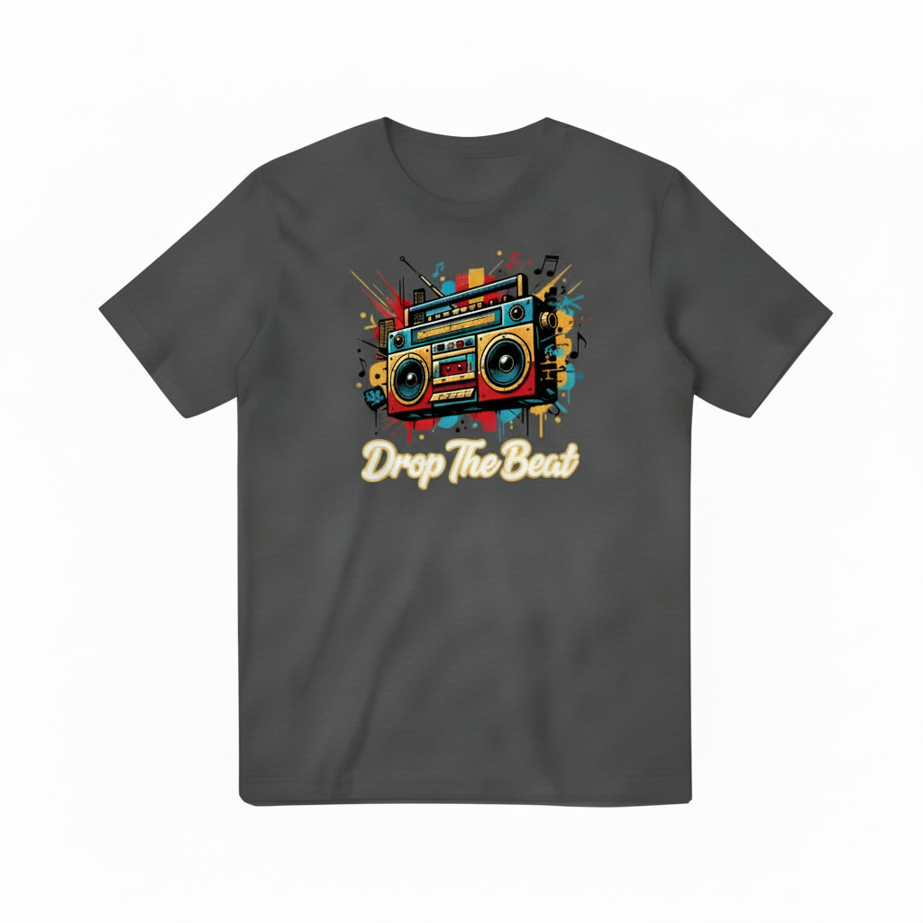 Drop The Beat Dark Gray T-shirt