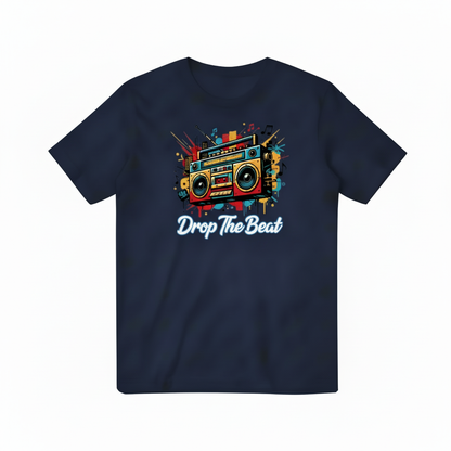 Drop The Beat Navy Blue T-shirt