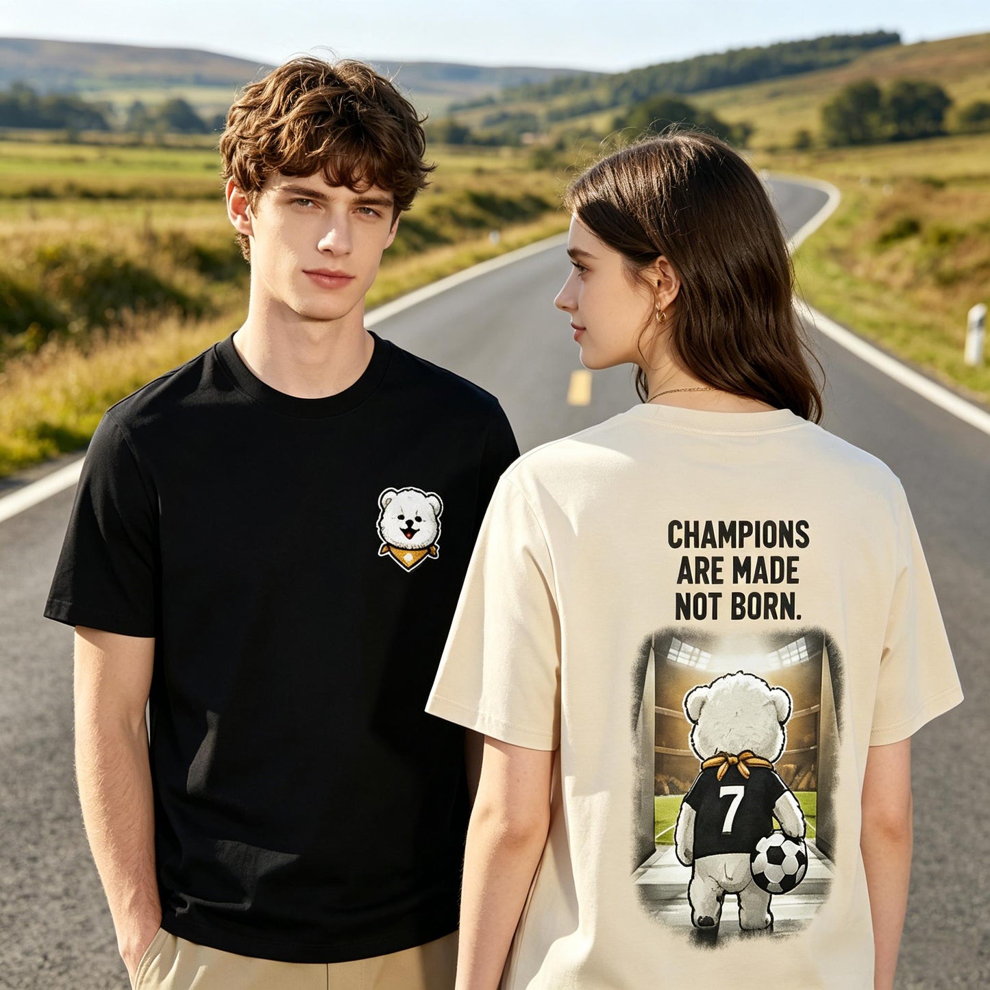 Champions Are Made Cute Dog Tee