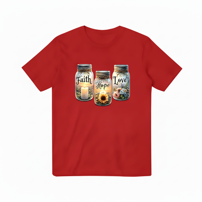 Faith Hope Love Red T-Shirt