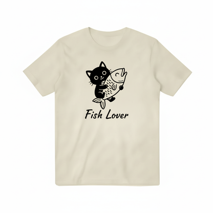 Fish Lover Beige T-shirt