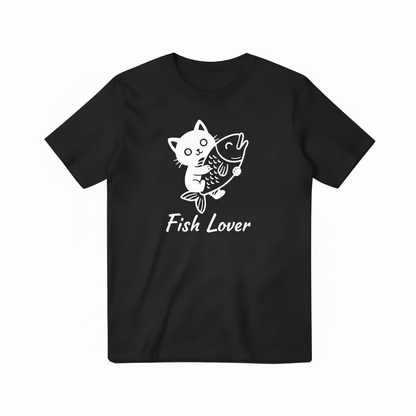 Fish Lover Black T-shirt