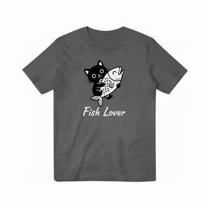 Fish Lover Dark Gray T-shirt