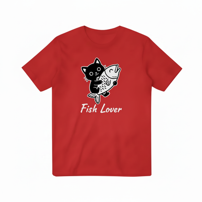 Fish Lover Red T-shirt