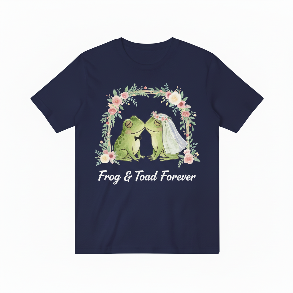 Frog & Toad Forever 深蓝色T恤