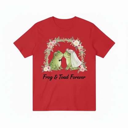 Frog & Toad Forever 红色T恤