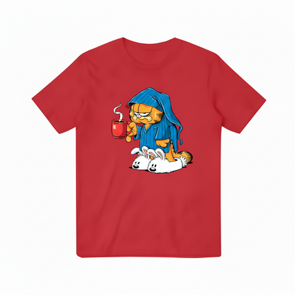 Garfield Coffee Red T-Shirt