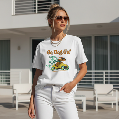 Go Dog Go - Female White Tee