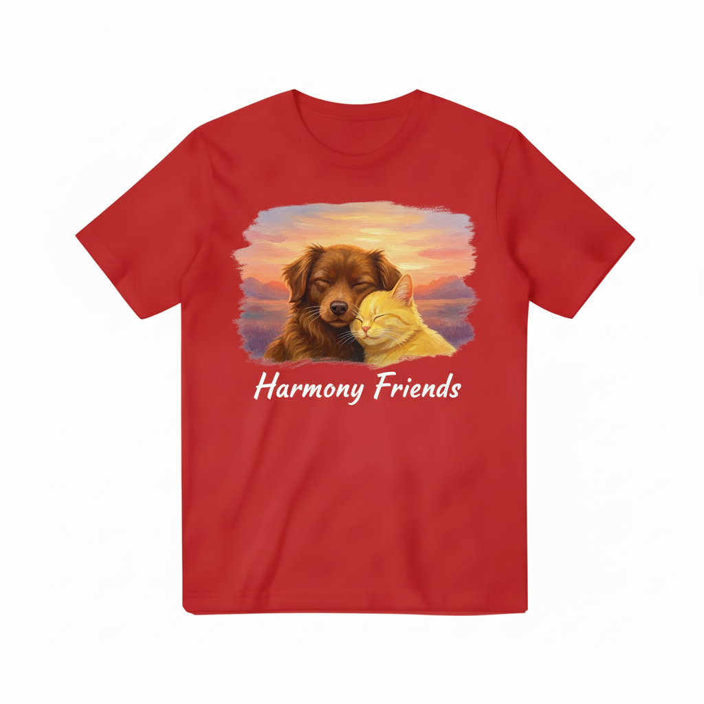 Harmony Friends Red T-shirt