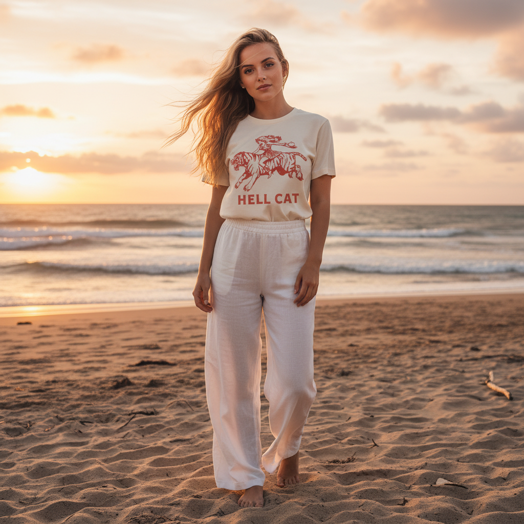 Hell Cat - Beach Sunset