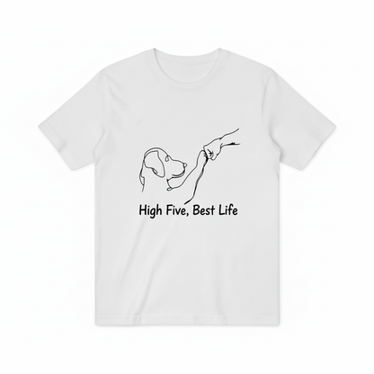 High Five Best Life T恤纯白底电商图