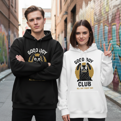 Good Boy Club Funny Monster Dog Graphic Hoodie H1124
