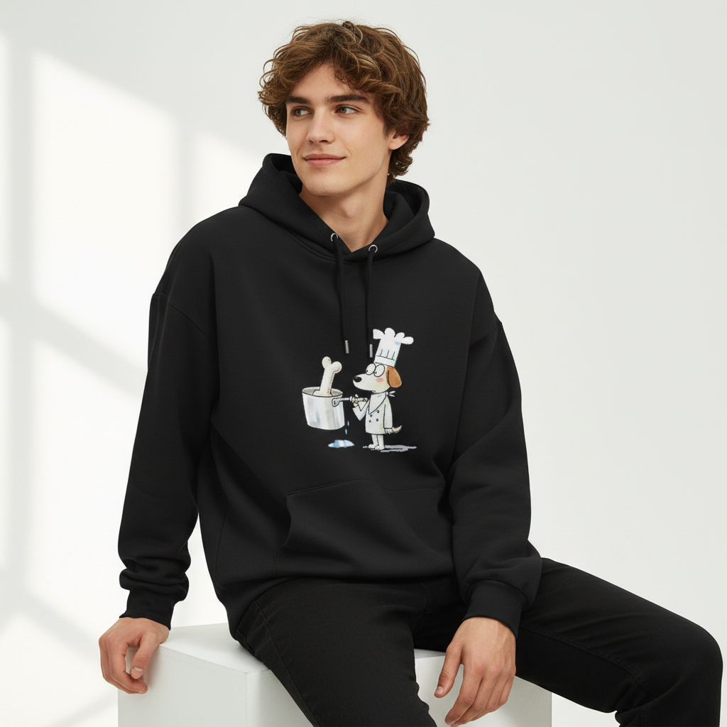 Chef Dog Funny Graphic Hoodie H1149