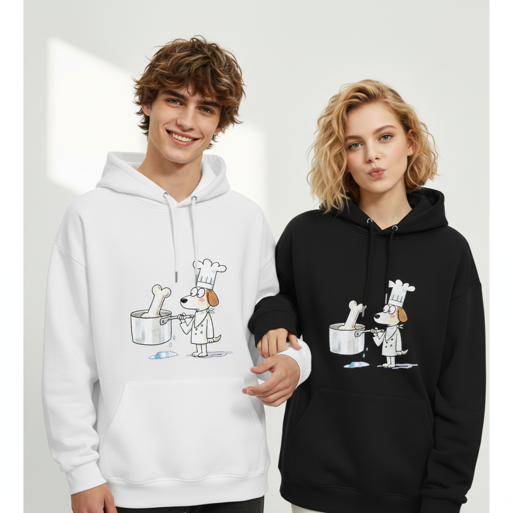 Chef Dog Funny Graphic Hoodie H1149