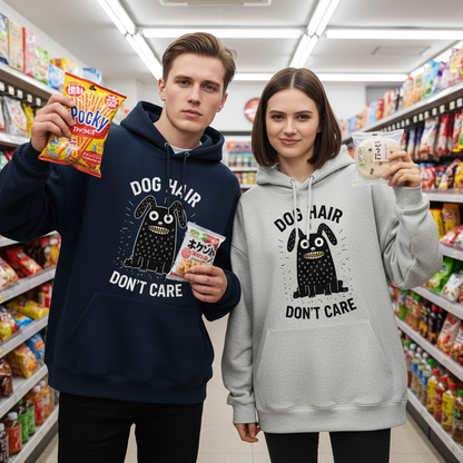 "Dog Hair Don't Care" Funny Monster Dog Hoodie H1126
