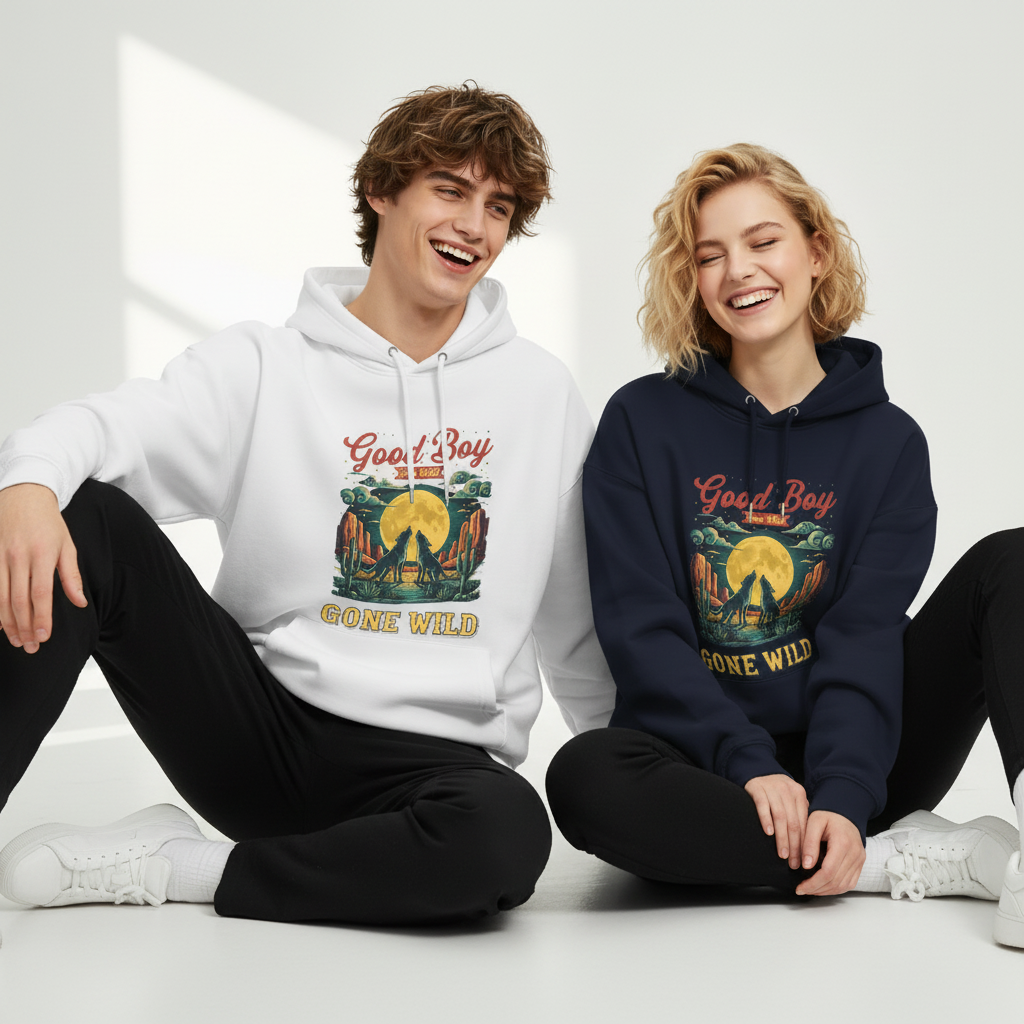"Fetch This" Funny Rebel Dog Car Graphic Hoodie H1153