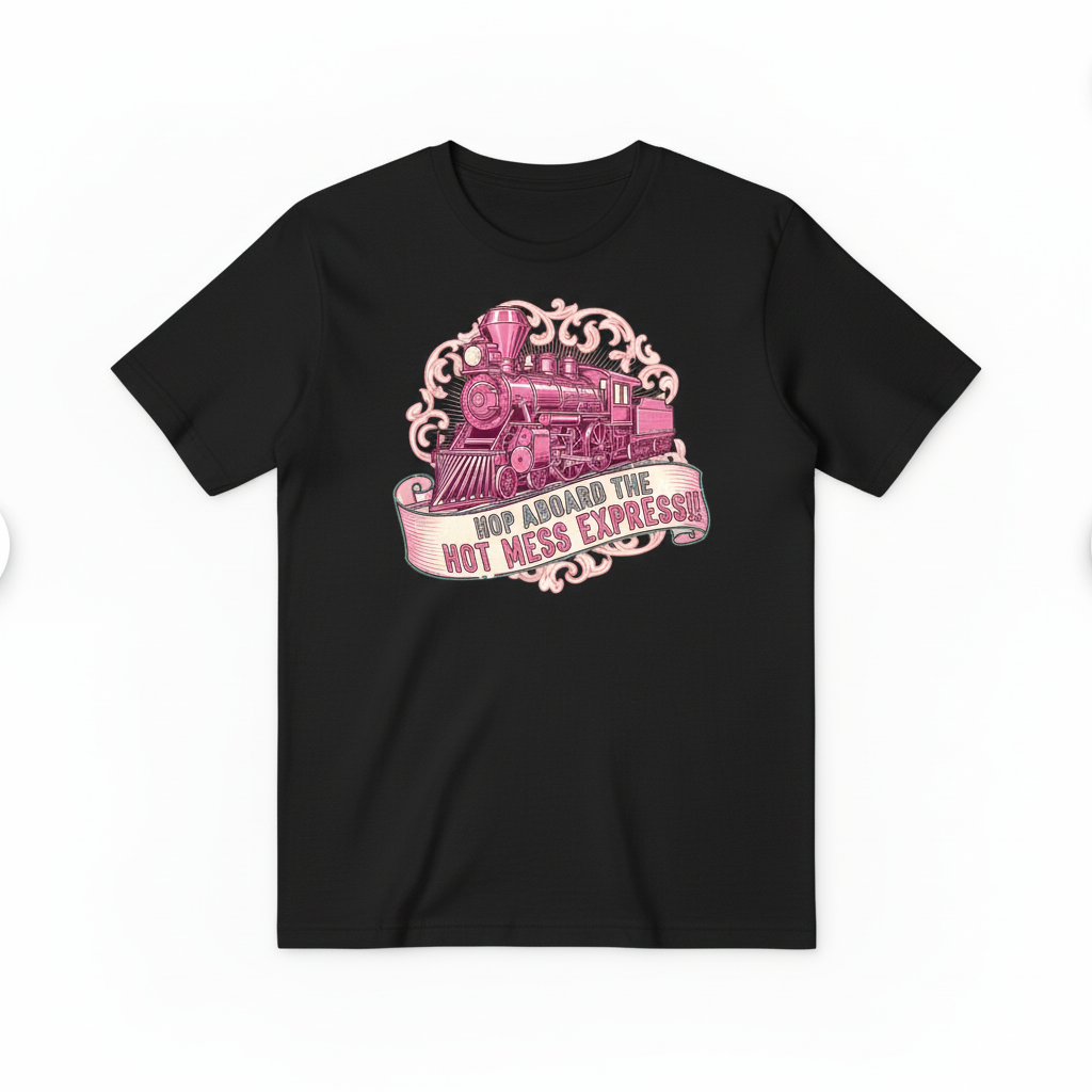 Hot Mess Express Train Design - Black