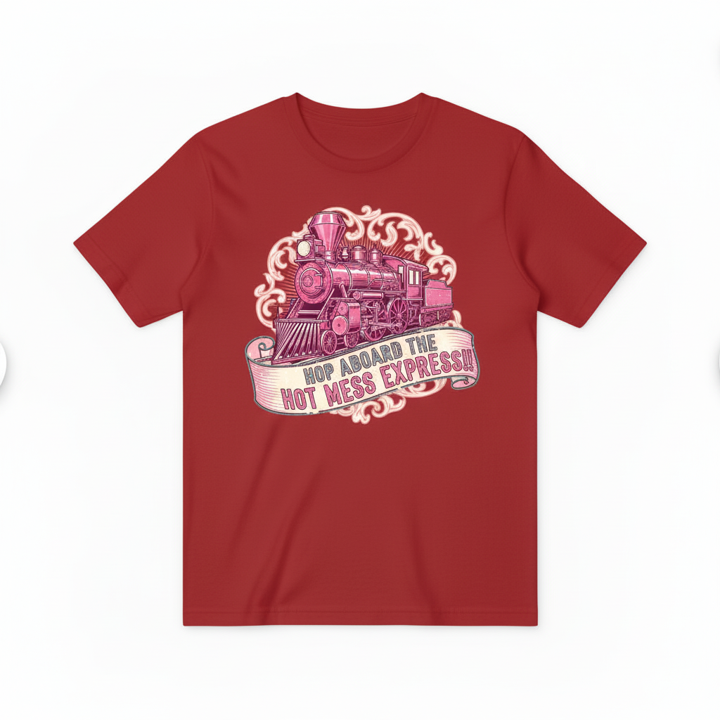 Hot Mess Express Train Design - Red