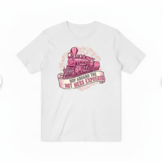 Hot Mess Express Train Design - White