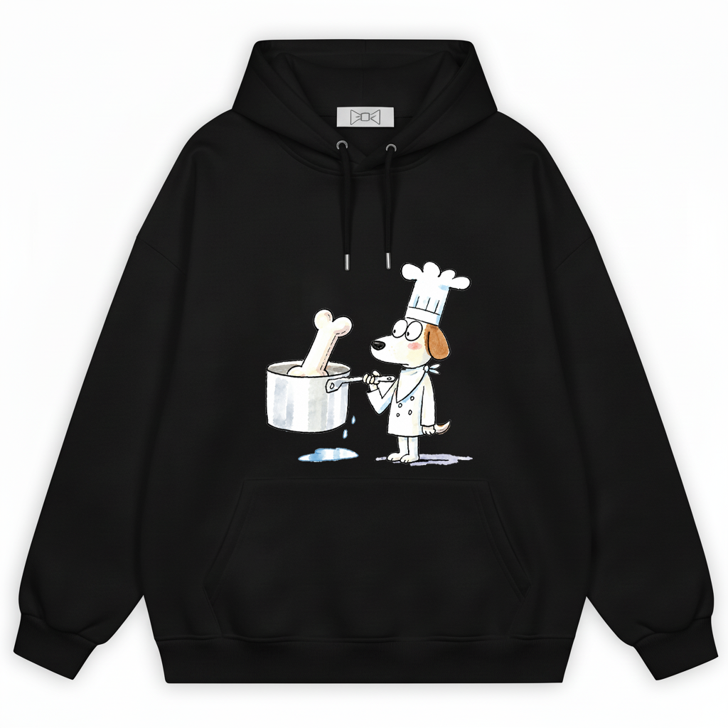 Chef Dog Funny Graphic Hoodie H1149