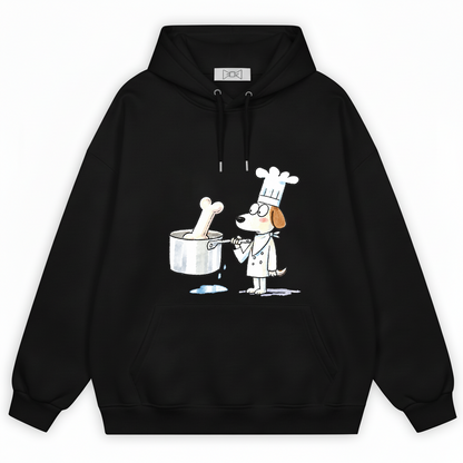Chef Dog Funny Graphic Hoodie H1149