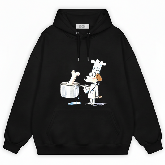 Chef Dog Funny Graphic Hoodie H1149