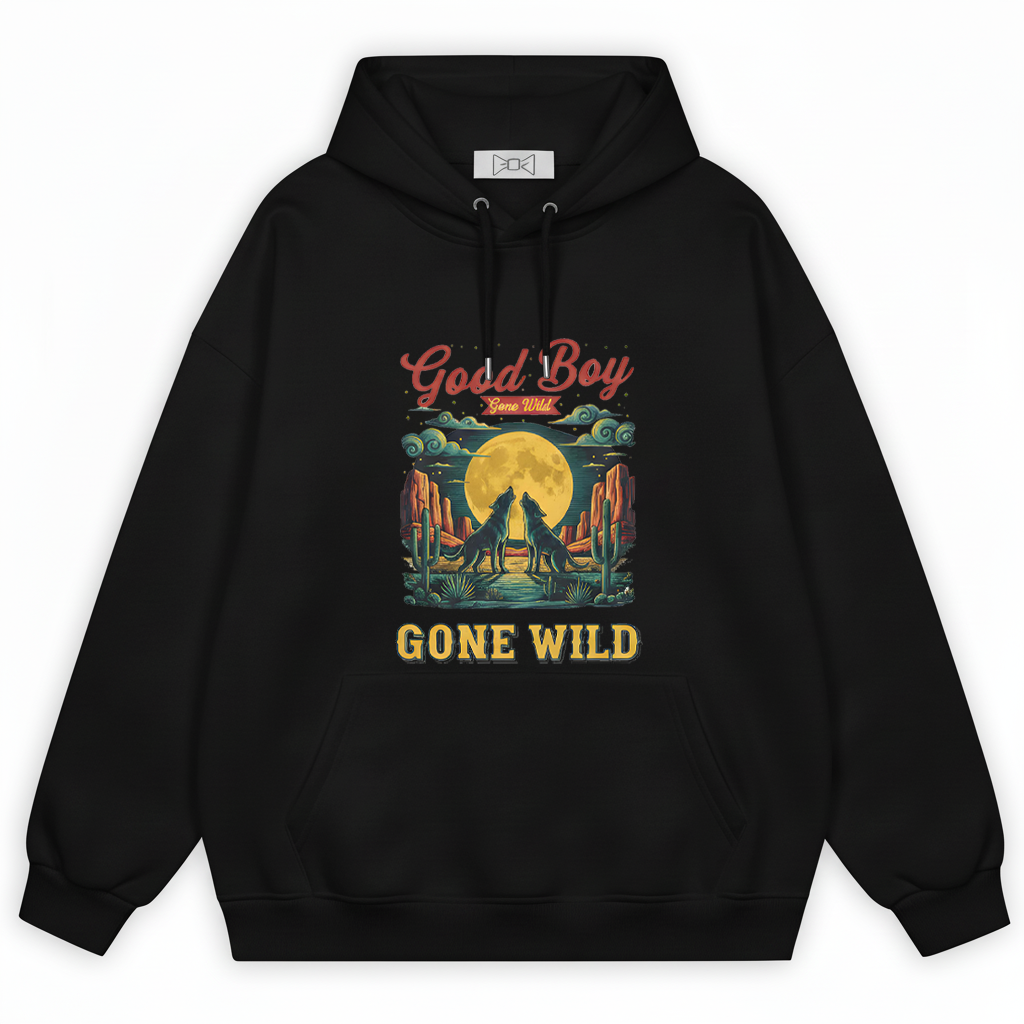 "Fetch This" Funny Rebel Dog Car Graphic Hoodie H1153