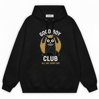 Good Boy Club Funny Monster Dog Graphic Hoodie H1124