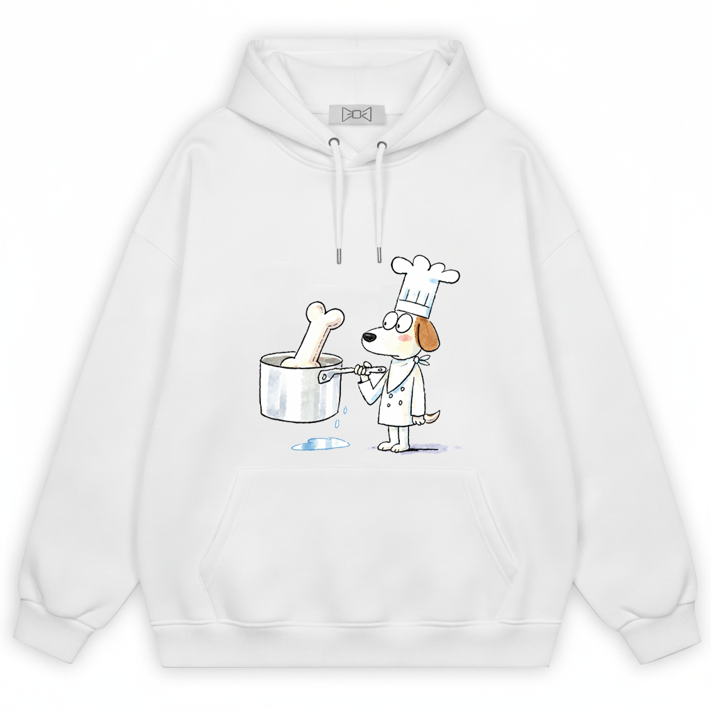 Chef Dog Funny Graphic Hoodie H1149