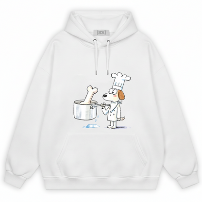 Chef Dog Funny Graphic Hoodie H1149