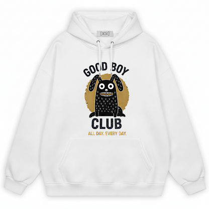 Good Boy Club Funny Monster Dog Graphic Hoodie H1124