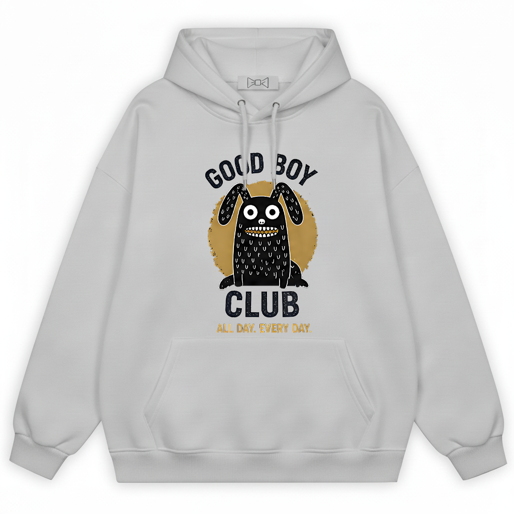 Good Boy Club Funny Monster Dog Graphic Hoodie H1124
