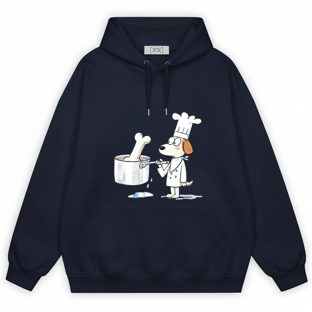 Chef Dog Funny Graphic Hoodie H1149
