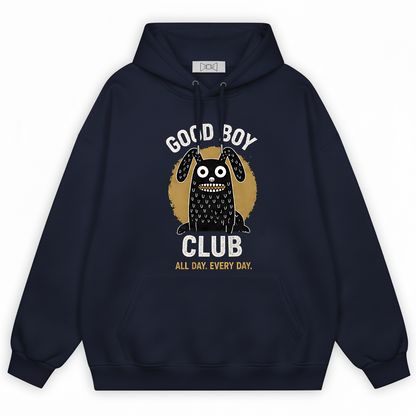 Good Boy Club Funny Monster Dog Graphic Hoodie H1124