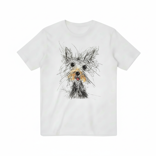 Sketchy Dog Graphic Tee | Funny Dog Lover T-Shirt T7090