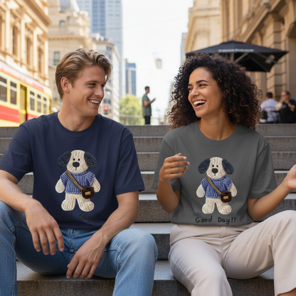 Good Day Dog Graphic Tee Cute Animal Lover T7002