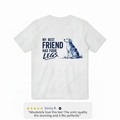 Powered by Treats Funny Dog Graphic Tee