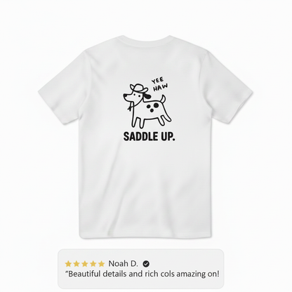 Yee Haw. Saddle Up. Tee