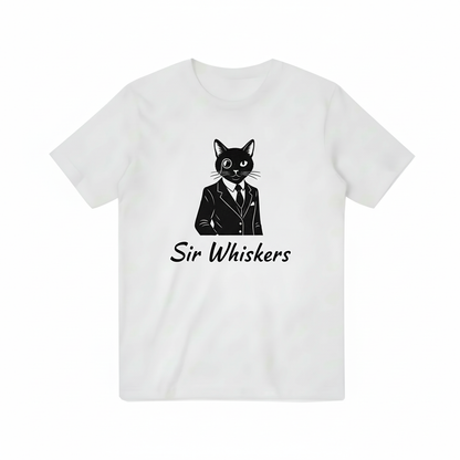 Meow with Attitude Trendy Hipster Cat T-Shirt T3000