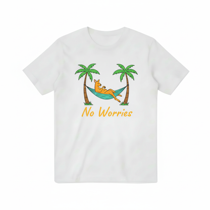 No Worries Kangaroo Hammock Graphic T-Shirt T3076