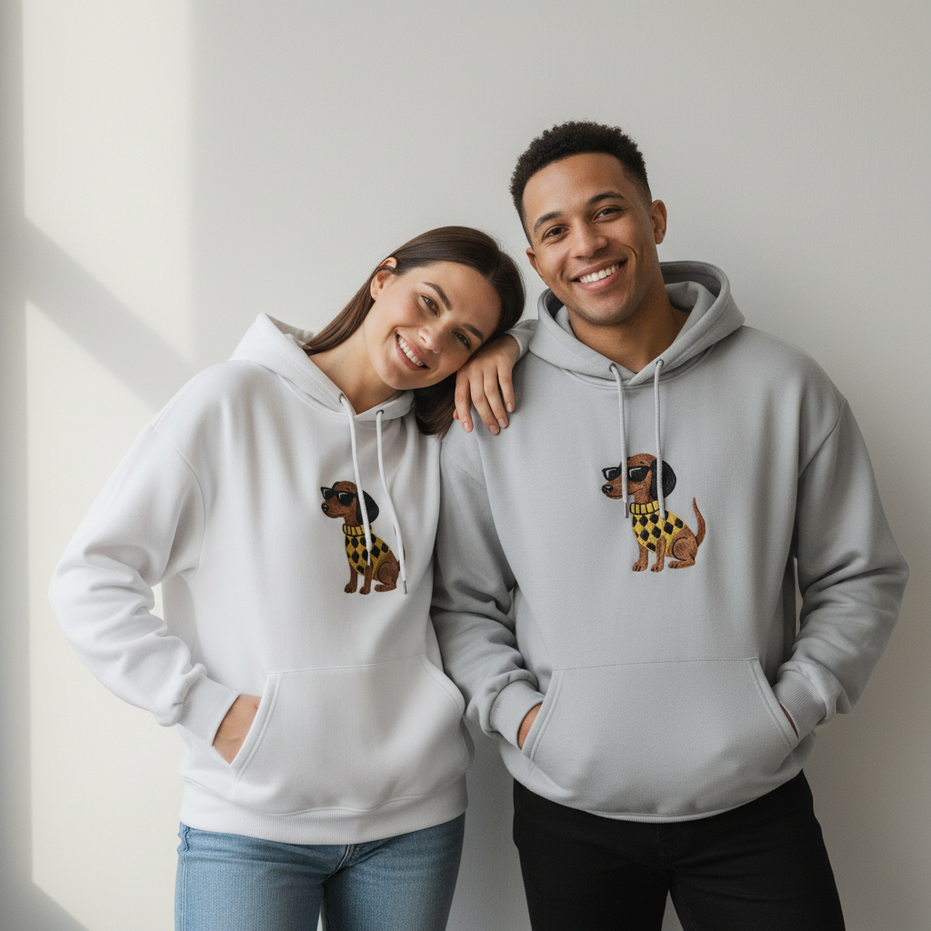 Cool Dog Graphic Hoodie Funny Animal Lover Gift H3000