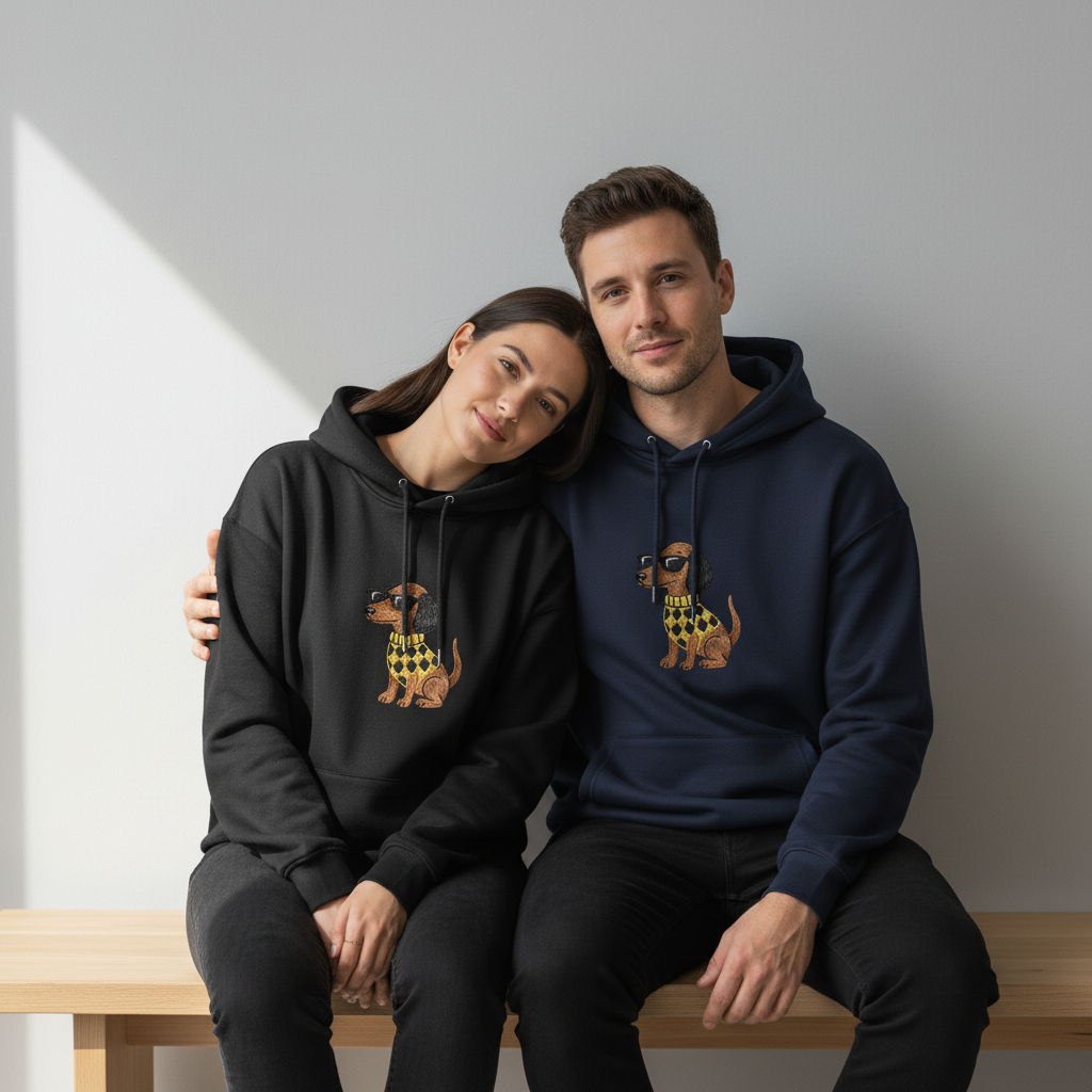 Cool Dog Graphic Hoodie Funny Animal Lover Gift H3000
