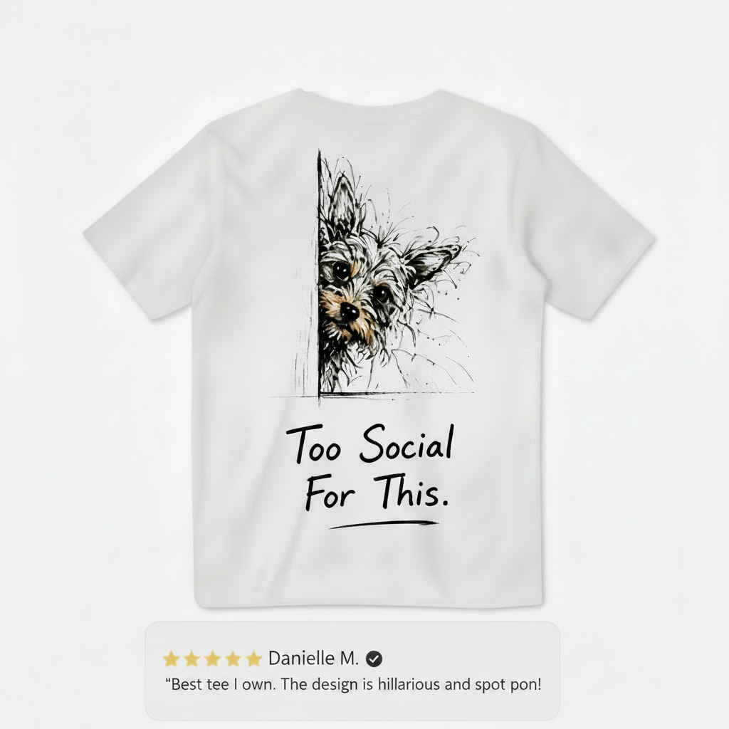 Too Social For This Tee