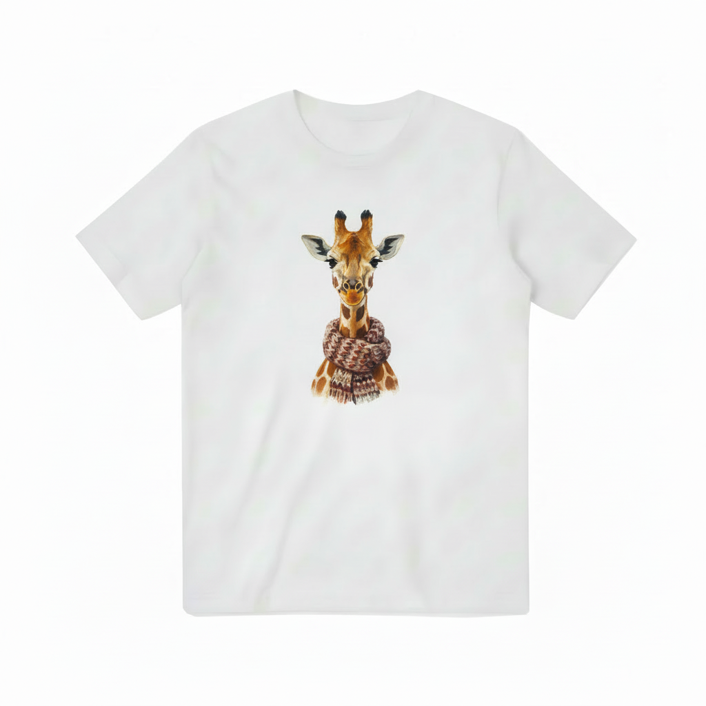 Giraffe the original scarf enthusiast T-Shirt T3060