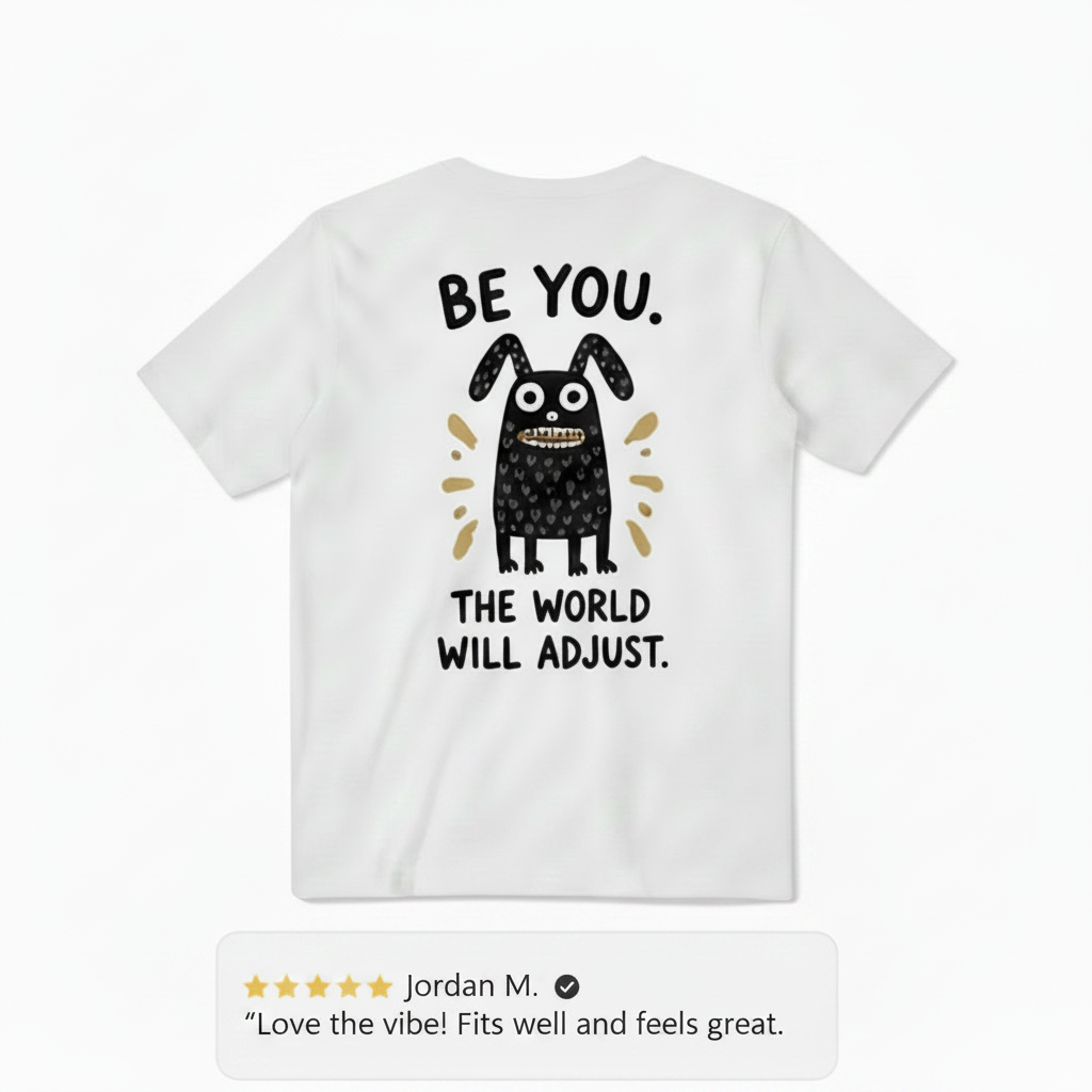 Be You. The World Will Adjust. Tee