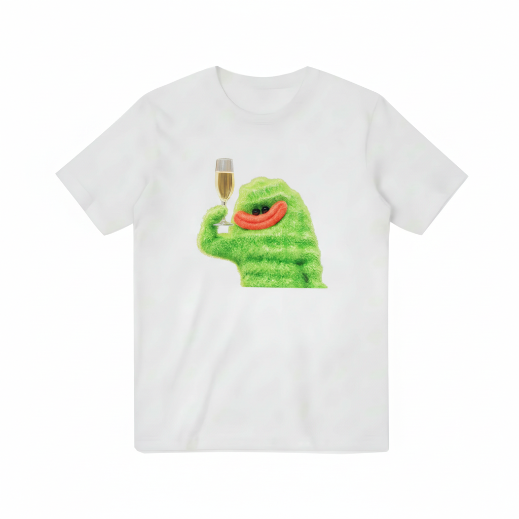 Celebratory Frog Graphic Tee - Funny Party T-Shirt T3064