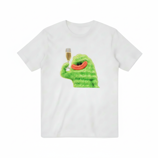 Celebratory Frog Graphic Tee - Funny Party T-Shirt T3064